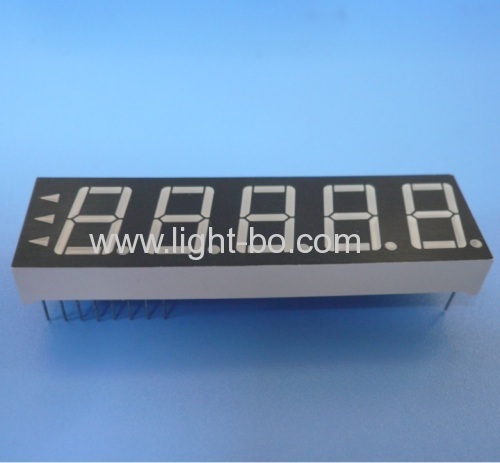 Super red common cathode 5 Digit 0.56-inch 7 Segment LED Display for Instrument Panel .