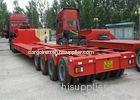 3 axles loader concave type low loader trailer 50 tons 60 tons