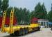 3 axles 60T lowbed Lowboy loader drop deck truck low bed semi trailer