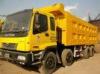 290HP Yellow Left Hand Driving Tipper Dump Truck Foton Auman