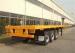 Q345B Carbon Steel Flatbed Container Trailer 7450+1310+1310 Wheelbase