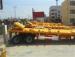 40T Capacity 2 Axles Flatbed Container Trailer With yellow color