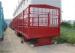 3 axle Fence cargo Semi Trailer with Gooseneck style optional for livestock / cow / battle transport