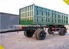 Brand new and shock price U shape 50 ton 3 axles rear dump semi trailer