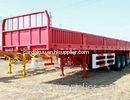 China supplier 3 Axle Side Wall Cargo Semi Trailer Sidewall Semi Trailer Dropside Semi Trailer cargo