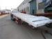 heavy duty FUWA brand 3 axle flatbed container transport semi trailer