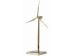 Zinc Alloy & ABS Plastic Blades Golden Metal Windmill for Solar Gifts