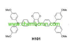Triphenyl based on HTMS --H101, H111, H112