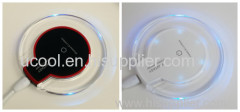 high Qulity QI crystal Wireless Charger for Samsung S3 S4 Note2 Note3 s5