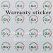 Small Round Diameter 9.0mm on the electronics Destructible Self-Adhesive crumblin warranty sticker.warranty screw labels