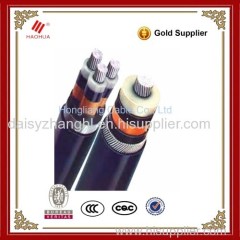 Single core 6.35/11kV Aluminium conductor XLPE insulation PVC sheath without armour Medium voltage cable