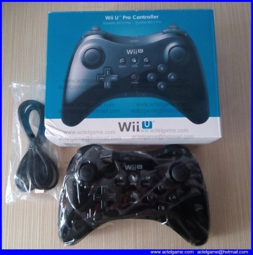 Wiiu pro controller remote ac adapter game accessory