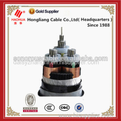 Three cores 19/33kV Aluminium conductor XLPE insulation PVC sheath without armour Medium voltage cable
