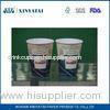 Flexo / Offset Printing PE Coated Single Wall Paper Cups for Coffee or Tea White Red Pink Multi Colo