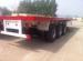 Steel flat deck trailers 28 ton semi truck trailer 3 Axle container