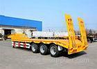 Heavy Duty 60T Low Bed Trailers 3 axles low loader trailer Tri Axle