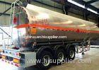 NEW design tri axle 50000 liters fuel tank semi trailer with front axle lifting