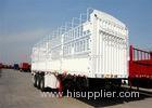 Tri Axle Livestock Transportation Stake Fence Cargo Truck Semi Trailer