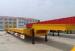 Zhuowei 3 Axle 60ton 15meters lowbed semi trailer with Hydraulic ladder for construction machinery t