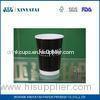 Insulated Double Walled Paper Coffee Cups for Drinking Hot Coffee / Cold Beverage