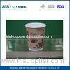 Customized Logo Printed Ripple Paper Cups 8 oz Tea or Takeaway Coffee Cups