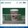 Customized Logo Printed Ripple Paper Cups 8 oz Tea or Takeaway Coffee Cups