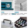 Professional Metal Cash Box / Small Money Box For Money Classification