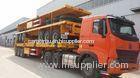 Carbon Steel Material Flatbed Container Trailer with Yellow Pain (Colour Optional)