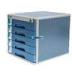 Industrial Portable Steel Blue Office File Cabinet Five Drawer