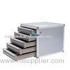 Durable Lockable Plastic File Cabinets / Secure Five Drawer Storage Cabinet