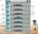 SGS Seven Drawer Fire Proof Metal File Cabinet Smooth Drawer
