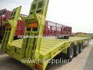 Ranking 80Tons Heavy Machine Loading Lowbed Truck Trailer / Semi Trailer