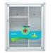 Hanging Portable Glass Locking Steel Medicine Cabineteasy With Light Weight