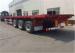 Carbon Steel Material 3 Axles Flatbed Containers Semi Trailer Carry Containers or Other Staff