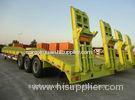 WABCO Valve And Mechanical Suspension 13M Steel Material Low Bet Trailer With Green Paint