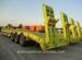 WABCO Valve And Mechanical Suspension 13M Steel Material Low Bet Trailer With Green Paint