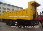 3 Axles 50 Ton HYVA Hydraulic Cylinder End Dump Semi Trailer for Coal