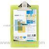 Office A5 Custom Colorful Plastic Clip Board With Butterfly Clamps