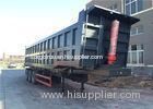 Common Mechanical Suspension Dump Semi Trailer with 13T FUWA Axles and 28T Jost Landing Gear