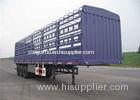 Two floors tri axle store house dry Cargo Semi Trailer for animal transport