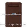 ODM / OEM Brown Folding Storage Small Clip Boards With Magnetic Clamp