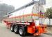 Fuwa Axles Jost kinpin And Six Big Chamber Tank Semi Trailer With Vacuum tire