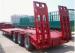 Factory Price 3 Axle Low Bed Semi Trailers with goose neck low loader