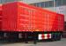 13m tri axle tensile steel 40t big box trailers for food transportation / Phillipine