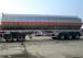 3 axles 45cbm oil fuel tanker semi trailer JOST for long haul freight transport