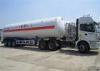 Tri axle 50000 liters fuel tank semi trailer / gasoline transport tank semi trailer