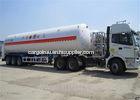 Tri axle 50000 liters fuel tank semi trailer / gasoline transport tank semi trailer