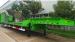 3 Axle 60T Gooseneck Low Bed Trailers With Cat Ladder / 6 air chambers