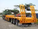 low platform truck trailer heavy duty equipment transport hydraulic lowbed trailer for sale
