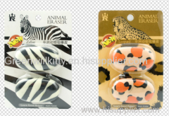 African animals combination Erasers